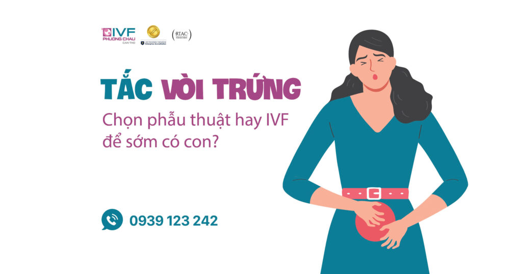 Tắc vòi trứng – Chọn phẫu thuật hay IVF để sớm có con?